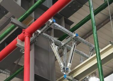 郧西该抗震支架的整体式支吊架结构协调性好